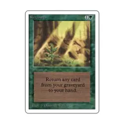 WOTC MtG Unlimited Regrowth (U) VG - Image 1