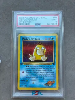 Pokemon TCG Misty's Psyduck Gym Challenge, 1st Edition Common Card 90/132 - Image 1