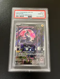 Pokemon Center Miraidon SVP013 PSA 10 GEM MINT Pokemon Cards ETB Promo Stamped - Image 1