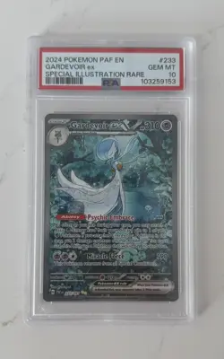 Pokemon TCG Gardevoir EX 233/091 PSA 10 Paldean Fates - Image 1