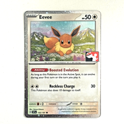 Eevee 143/191 Surging Sparks Play! Pokemon Prize Pack Series 7 Cosmo Holo - Image 1
