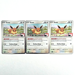 Eevee 143/191 Surging Sparks Play! Pokemon Prize Pack Series 7 Cosmo Holo - Image 3