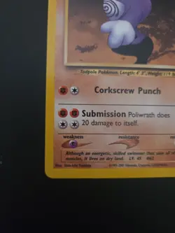 Pokemon Vintage Non-holo Rare Poliwrath Neo Discovery 28/75 WotC - Image 2