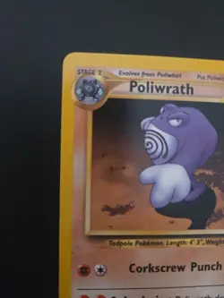 Pokemon Vintage Non-holo Rare Poliwrath Neo Discovery 28/75 WotC - Image 5