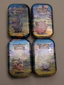 4x Pokemon TCG Mega Evolution Ascended Heroes Mini Tins - NEW & SEALED - Image 1