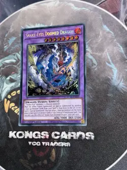SUDA-EN035 “Snake-Eyes Doomed Dragon” Secret Rare 1st Edition YuGiOh IN STOCK! - Image 1