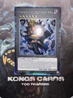 MZMU-EN005 Pumpking the Great Ghost King Collector's Rare YuGiOh! NEW - Image 1