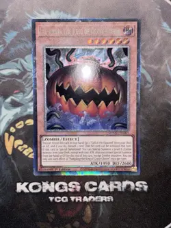 MZMU-EN001 Pumpking the King of Grave Ghosts Collector's Rare YuGiOh! NEW - Image 1