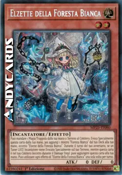 ELZETTE DELLA FORESTA BIANCA • Segreta Prismatica SP • MP25 IT080 • 1Ed • Yugioh - Image 1