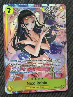 Nico Robin Alt Art EB03-055 SR - English NM One Piece Heroines TCG Card - Image 1