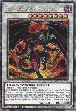 MP24-EN025 Red Dragon Archfiend - Quarter Century Secret Rare Card 1st Edition - Image 1