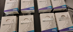 8 (800 total) Ultimate Guard Katana Standard Size Clear Card Sleeves 100 pack - Image 1