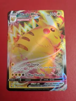 Pikachu VMAX SWSH286 - Crown Zenith Pokemon TCG Card Black Star Promo Near Mint - Image 1