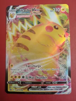 Pikachu VMAX SWSH286 - Crown Zenith Pokemon TCG Card Black Star Promo Near Mint - Image 4