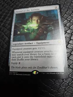 Sword of the Animist - Commander 2017 - Magic the Gathering - MTG - Image 1
