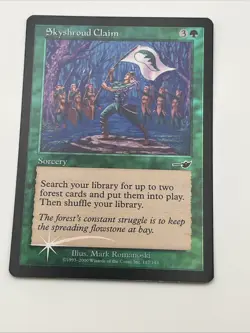 Skyshroud Claim FOIL Nemesis Near Mint Never Played Magic The Gathering Mtg - Image 5