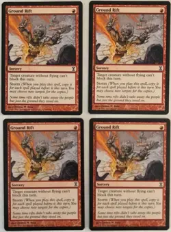 TOP 4 x Ground Rift / Bodenspalt - TIME SPIRAL - englisch **Playset** Storm - Image 1