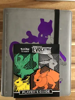 Pokemon Mewtwo Binder 2020/ Evolving Skies Book Mint/80 Cards base/holos/Glaceon - Image 1