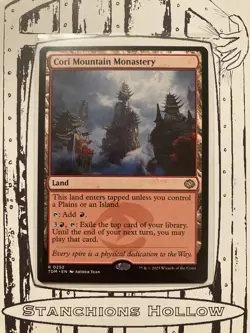 MTG Cori Mountain Monastery - Tarkir: Dragonstorm (TDM) Rare #0252 - Image 1