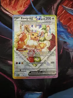 Eevee ex SVP 174 Tera Black Star Promo Holo Prismatic Evolutions Pokemon Card - Image 1