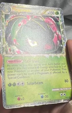 Pokemon MEGANIUM PRIME - HGSS08 HeartGold SoulSilver Promo - Image 3