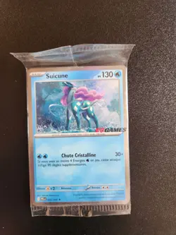 Pokemon TCG - Suicune 026/094 - EB Games Stamped Promo SEALED - NM/M - French FR - Image 1