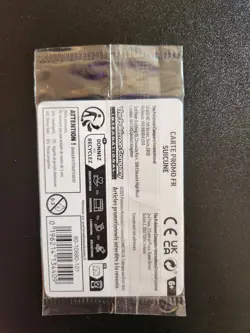 Pokemon TCG - Suicune 026/094 - EB Games Stamped Promo SEALED - NM/M - French FR - Image 2