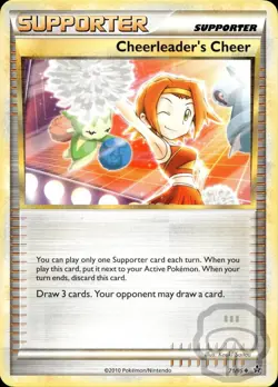 Cheerleader's Cheer 71/95 UC HGSS Unleashed Pokemon NM/M - Image 3