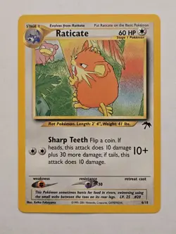 Pokemon Raticate 6/18 Southern Islands Promo NM/MT Excellent Condition - Image 1