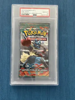 Pokemon TCG XY Furious Fists Booster Lucario PSA 10 - Image 1