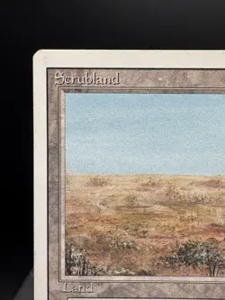 MTG Revised Scrubland Regular Rare Dual Land Vintage 1994 LP! - Image 2