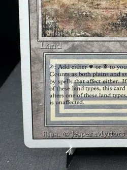 MTG Revised Scrubland Regular Rare Dual Land Vintage 1994 LP! - Image 5