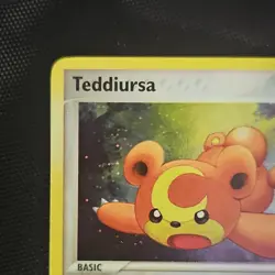 Pokemon Teddiursa 77/115 EX Unseen Forces Reverse Holo Common 2005 - Image 2