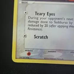 Pokemon Teddiursa 77/115 EX Unseen Forces Reverse Holo Common 2005 - Image 5