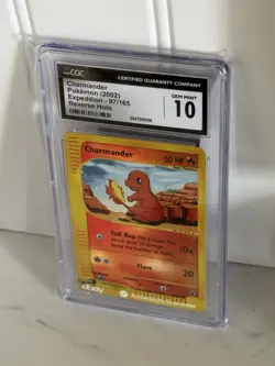 Pokemon TCG - Charmander - Expedition Set - Reverse Holo #97 - CGC 10 Gem Mint! - Image 4