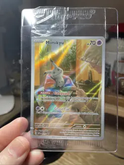 Pokemon Mimikyu SVP 075 Sealed *NM Paldean Fates Full Art Holo Black Star Promo - Image 4
