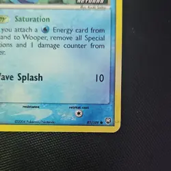 Pokemon Wooper 81/109 Team Rocket Stamped Returns Reverse Holo - Image 4