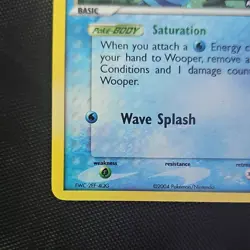 Pokemon Wooper 81/109 Team Rocket Stamped Returns Reverse Holo - Image 5