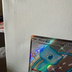 Pokemon TCG Mew ex SV: Paldean Fates Shiny Ultra Rare Holo 216/091 180 HP EX - Image 2