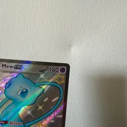 Pokemon TCG Mew ex SV: Paldean Fates Shiny Ultra Rare Holo 216/091 180 HP EX - Image 3