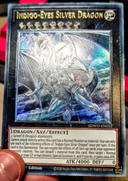 Yu-Gi-Oh! Ultimate Rare Style Indigo-Eyes Silver Dragon - Image 1