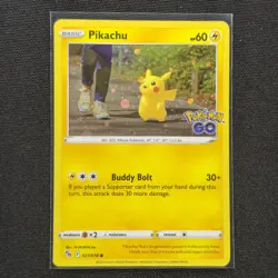 Pikachu - 027/078 - Cosmos Holo Promo - Pokemon Go - Pokemon Card - NM/M - Image 1