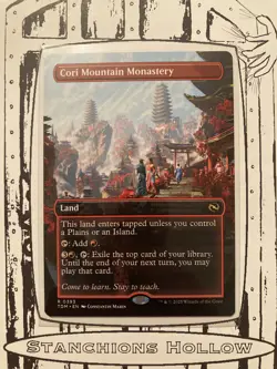 MTG Cori Mountain Monastery (Borderless) - Tarkir: Dragonstorm (TDM) Rare #0393 - Image 1