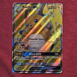 Pokemon Shining Legends: Raichu SM90 Black Star Promo - Regular Size - LP/NM - Image 1