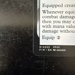 BUSTER SWORD Final Fantasy FIN Magic MTG MINT CARD - Image 2