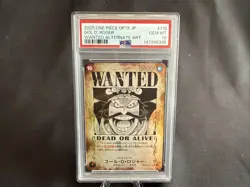 PSA 10 Roger OP09-118 SP Alt Art SEC Wanted Carrying on His Will One Piece Card - Image 1