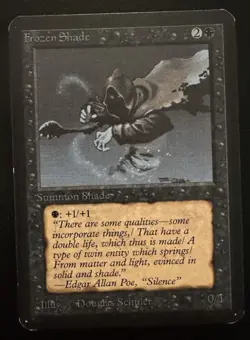 Frozen Shade—ALPHA (1993) Magic The Gathering (ID PV53) - Image 1