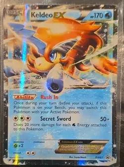 Pokemon Keldeo EX BW61 Black & White Promo Holo 170 HP Rush In Secret Sword - Image 1