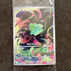 2025 POKEMON MEG EN-MEGA EVOLUTION 133 BULBASAUR ILLUSTRATION RARE Sealed - Image 1