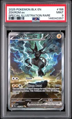 Zekrom EX *PSA 9* Special Illustration Rare *Black Bolt* #166 * Pokemon - Image 1